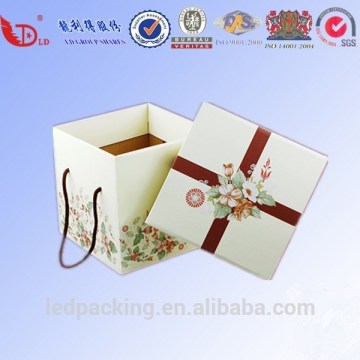 Beautiful paper gift box,Delicate white present box