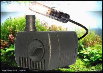 fountain pump with lam lighting