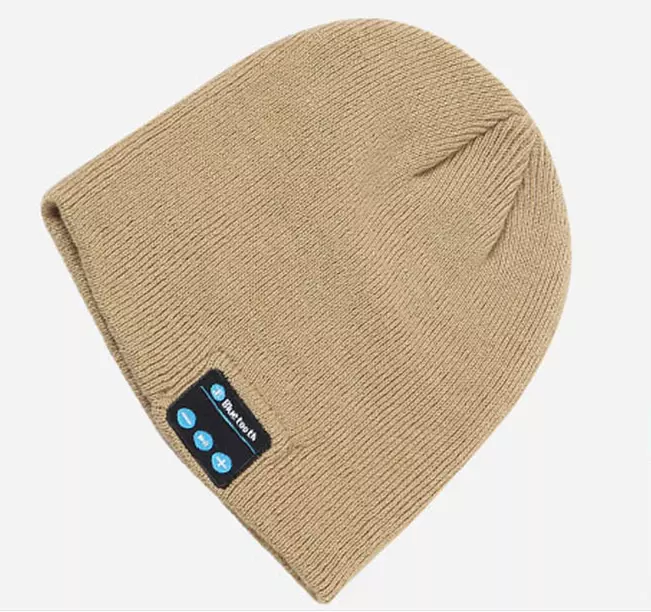 Winter smart bluetooth head with knitted hat (4)