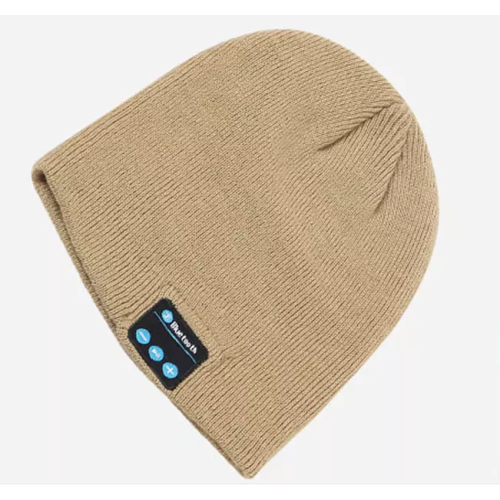 Winter smart bluetooth head with knitted hat