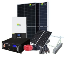 Complete 5KW Solar Energy System with Lithium LiFePO4 Battery for Residential Use