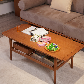 Convenient and Practical Walnut Durham Coffee Table