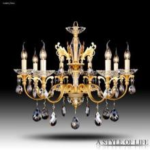 dangling crystal chandelier