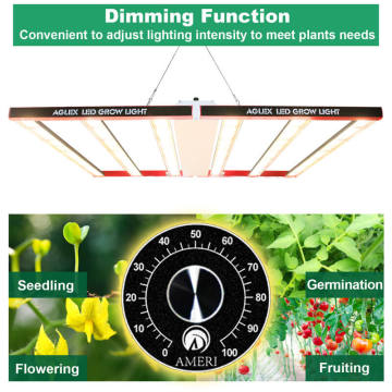 AGLEX Full Spectrum Dimmbare LED Grow Light Bar