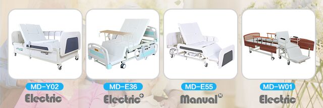 2021 hot sale  automatic foldable  hospital nursing beds