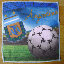Customized football team printed microfiber hand towel