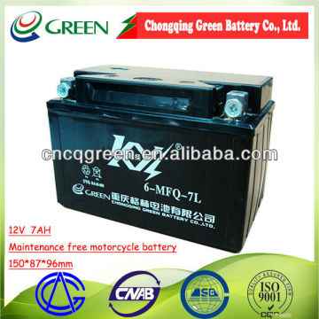 valve regulated lead acid battery 12v 7ah (6-MFQ-7L)