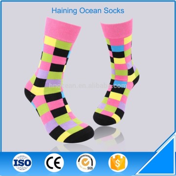 High quality striped men custom dress socks men colorful