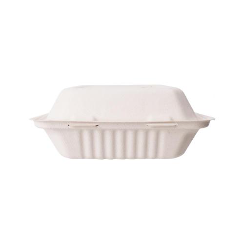 Degradable Disposable Lunch Bento Box Cardboard Lunch Box Microwave Paper Plate Dish Restaurant Serving Supplies Customized Size