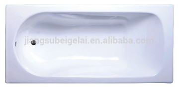 soaking enamelled built in bathtub BGL-08