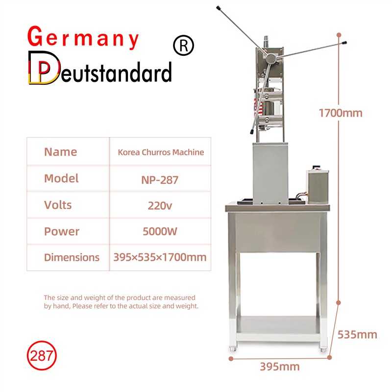 Kommerzielle Churros Makerstainless Stahl Churros Maschine