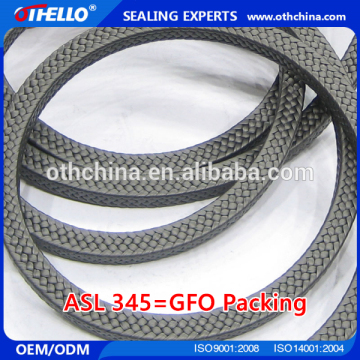 Non Asbestos PTFE Braided packing with oil and graphited