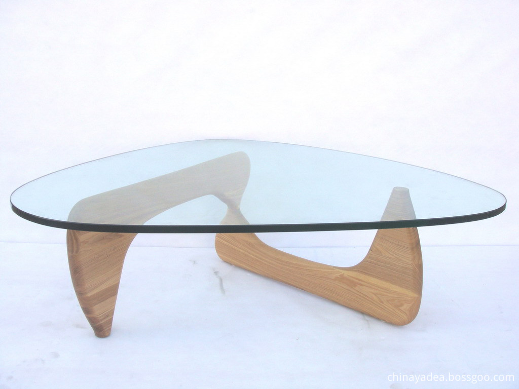 Isamu Wooden with Glass Top