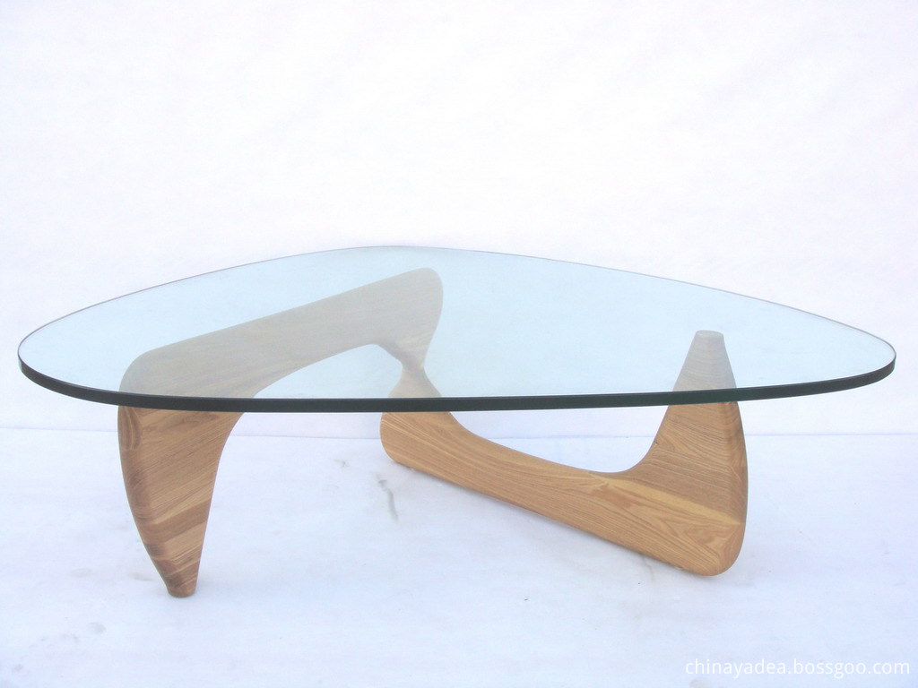 Isamu Wooden with Glass Top Isamu Wooden with Glass Top