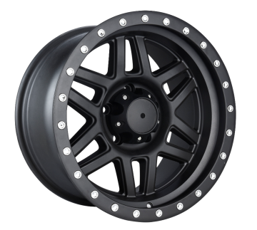 Aluminium Jeep Wheel Balck With Rivet
