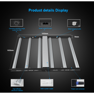 720W LED 실내 식물을위한 성장 조명 채소 및 꽃