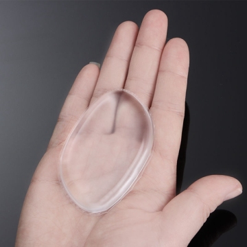 Cosmetic Cream or Power Transparent Silicone Puff Makeup Silisponge Private Label