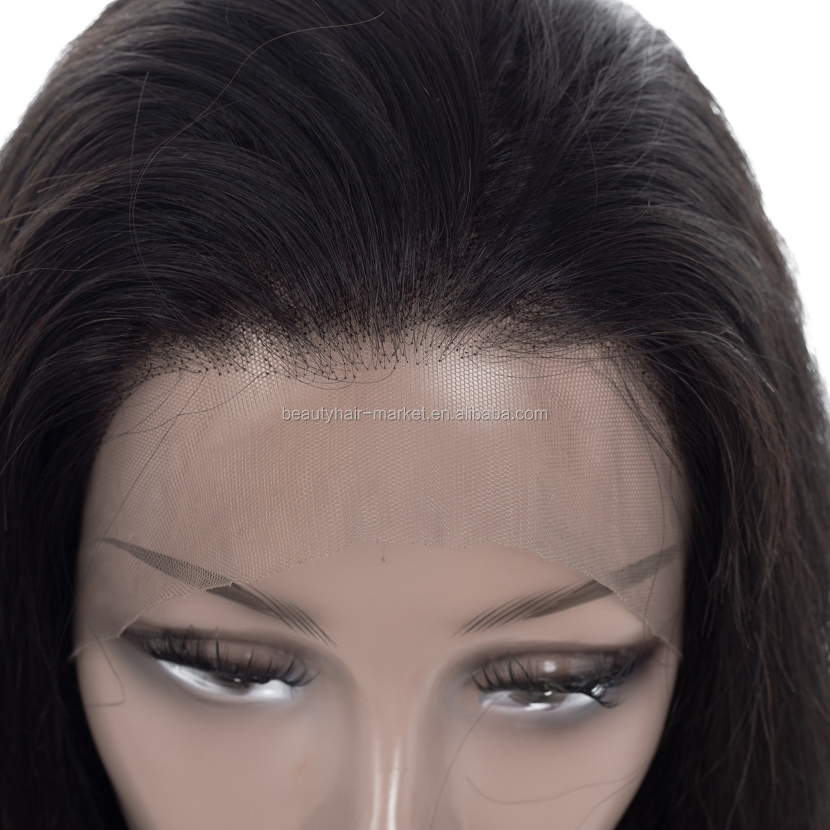 100% Indian Human Hair Full Lace Wig  Hand tied wig