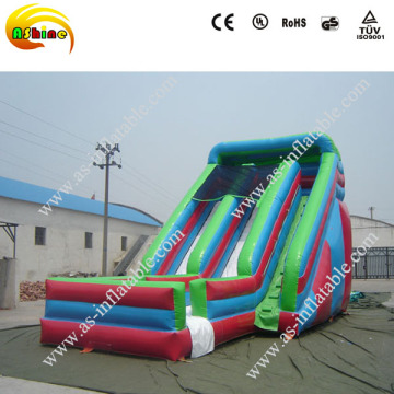 Beautiful giant inflatable forest slide,double lane slide