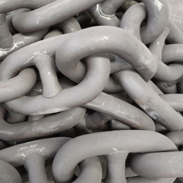 Chain link marine anchor chain