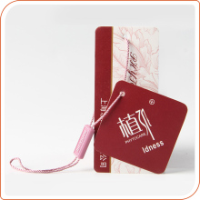 Fashion string tags 400gsm paper board labels for wearings