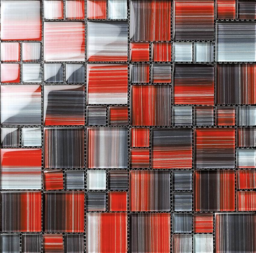 Strip Painting Glass Mosaic