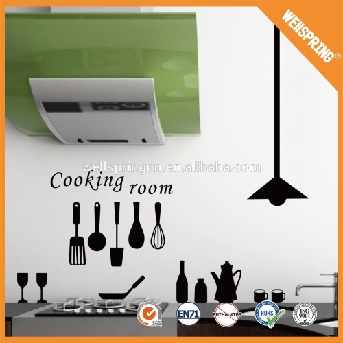 Best choice and best discounts reusable None-toxic decorative wall stickers for kitchen