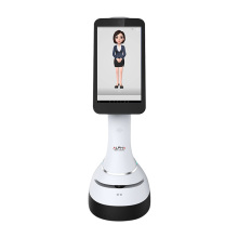 Digital Virtual Character and Service Robot for Exhibition Halls