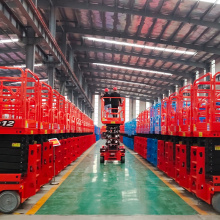2022 self-propelled tracked crawler electric scissor lift for complex ground battery powered hydraulic lift platform