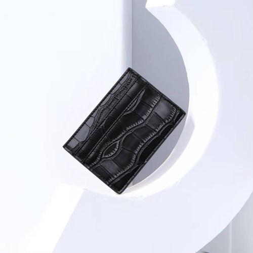 Ysure new arrivals black glossy crocodile card holder