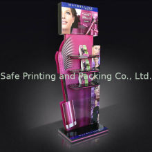 Ivory Board Printed Pop Cardboard Display , Floor Advertising Display