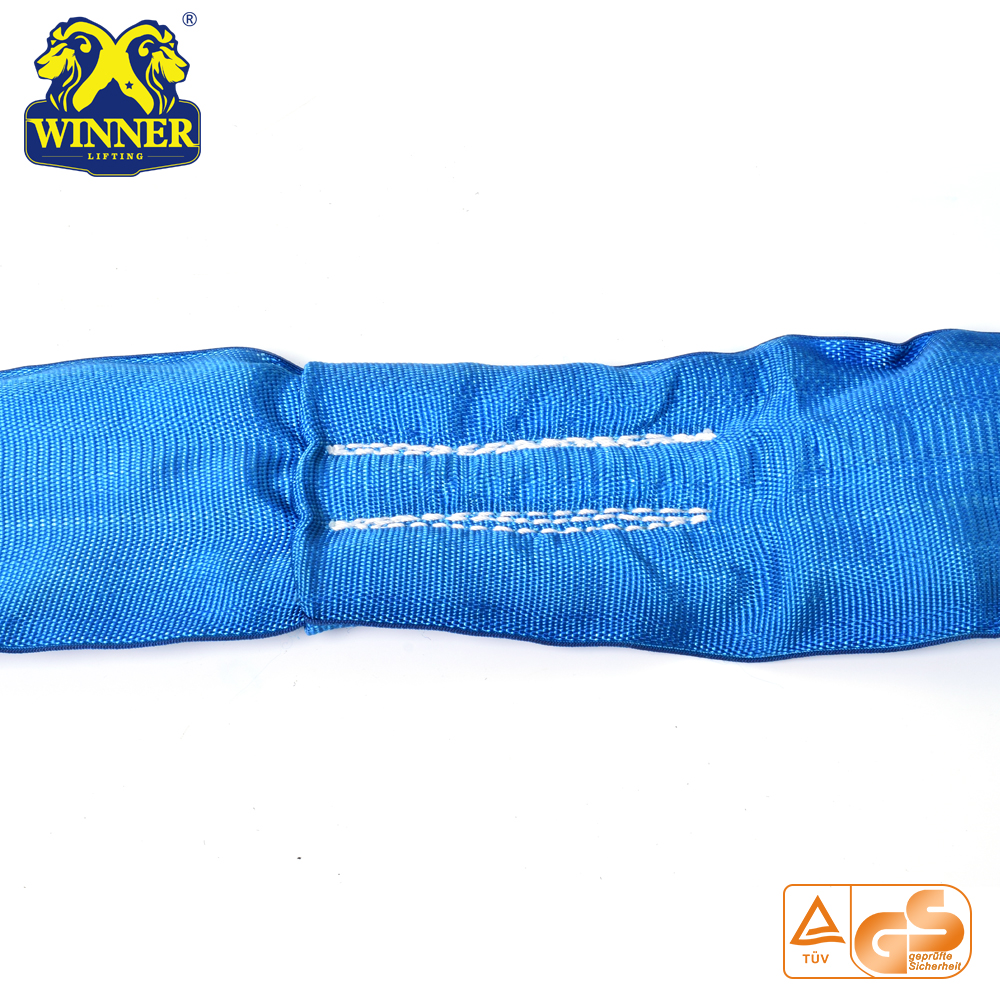 8T Heavy Duty  Polyester Round Sling Lifting Belt Sling