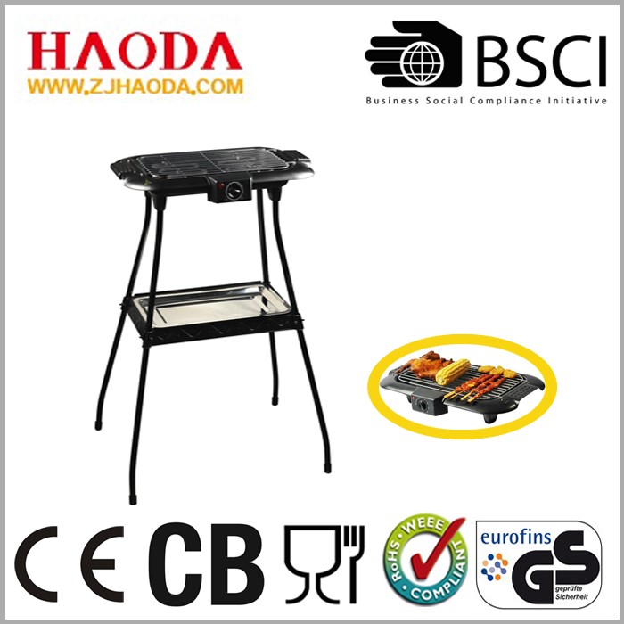 Electrical Barbecue Grill with Stand