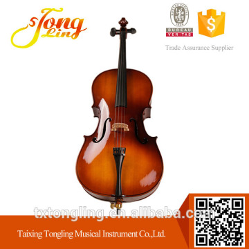 ( TL011)Maple Back Side Material and Ebony Fingerboard Material Popular Cello