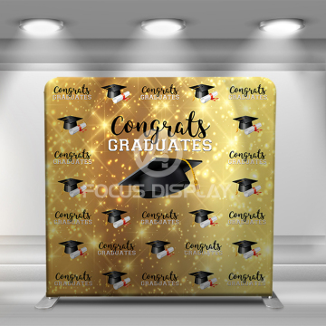 graduate tension fabric straight display