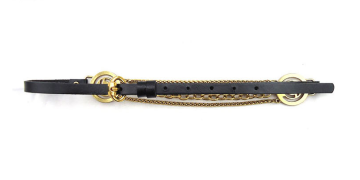 YZSW-0042,yiwu factory selling ladies fashion chain leather waist belt