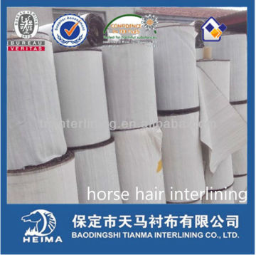 horse hair interlining 9306 for suits