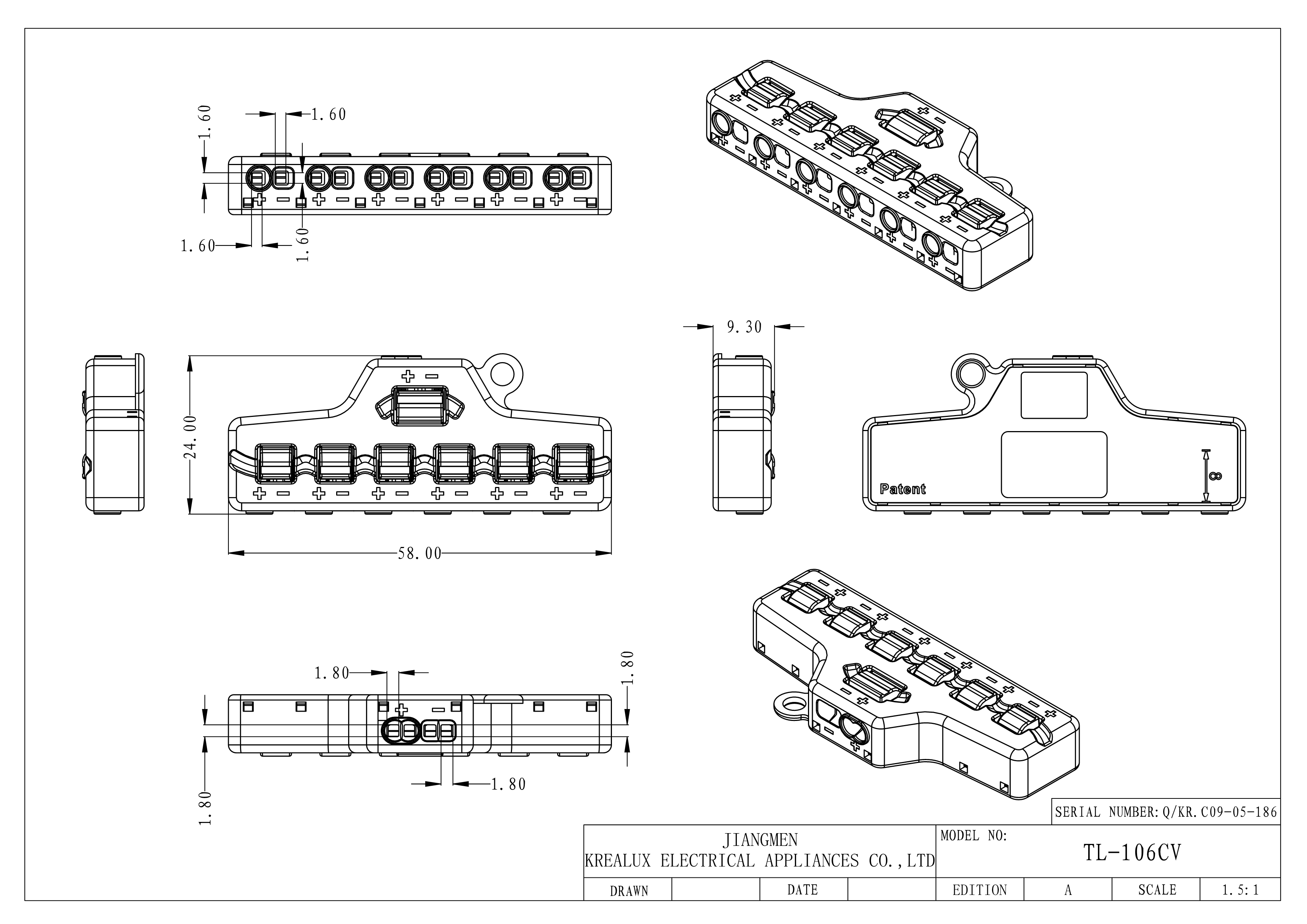 6 Poles Led Connector System