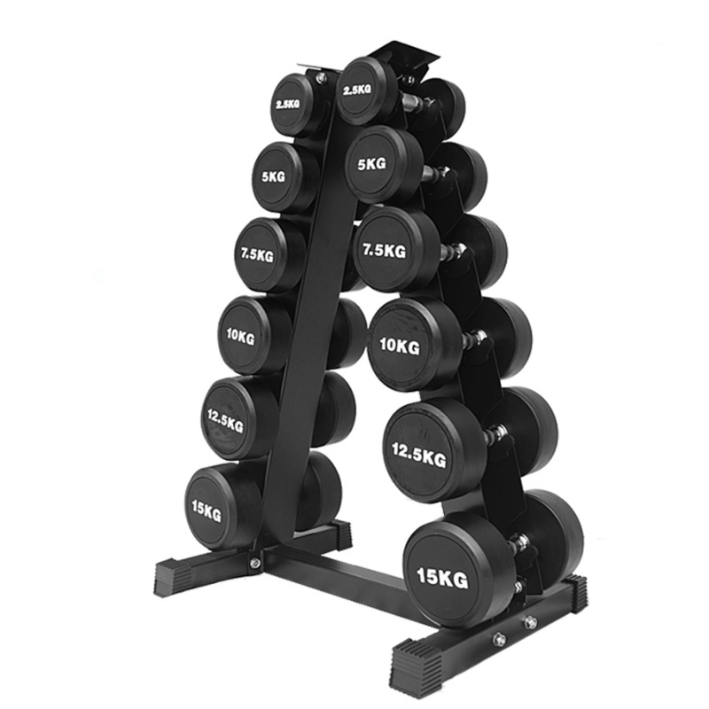 Fitness equipment dumbbell storage rack gym holder