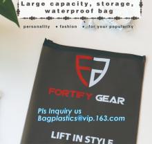 Custom Printed Vinyl Zip Slider Bag, Button snap flap vinyl slider ziplock bag pvc toiletry bag, Customized PVC Bag With Zipper