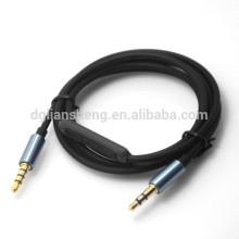 3.5mm jack audio cable with volume control and on off mic