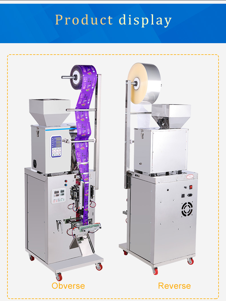 Automatic granule powder and packing machine,chilli powder bag packing machines