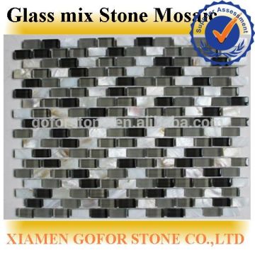 glass mix mosaic tile , glass mosaic