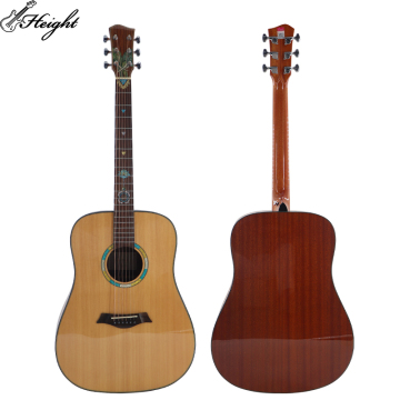 Solid Wood Acoustic Guitar with Rosewood Fingerboard