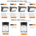 Waterproof 200W LED Wall Pack Luminaire
