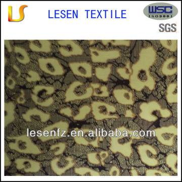 printed bronzed polyester fabric