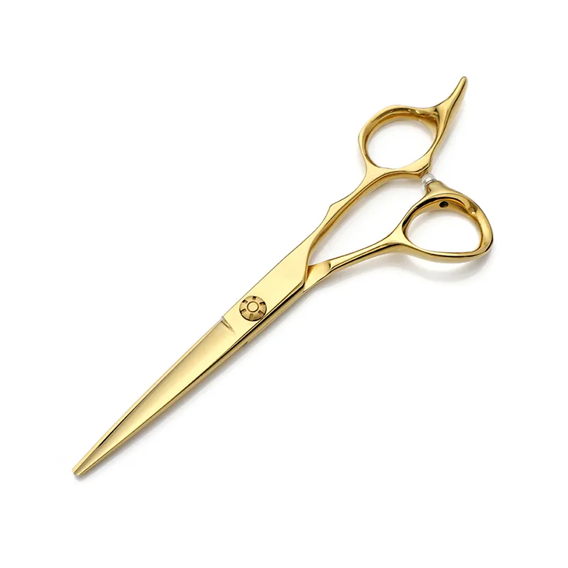 Gold Hair Shear Scissors Kit Master Craftsmen Handcrafted Professional Hair Dressing Scissor