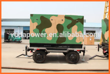 trailer mounted diesel generator two wheels