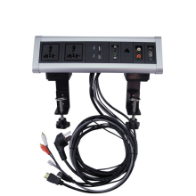 UniversalElectrical Assemble Reveal desktop socket /Tabletop Interconnect Box
