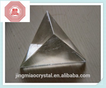 2015 Natural clear quartz crystal triangle base crystal pyramid